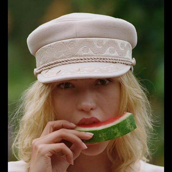 Lack of colour riviera cap in pastel pink - Picture 3 of 9